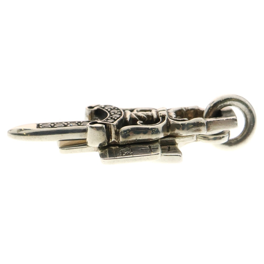 CHROME HEARTS(クロムハーツ) 3TRINKETS P DIA 3トリンケッツ ペンダントトップ パヴェダイヤ シルバー