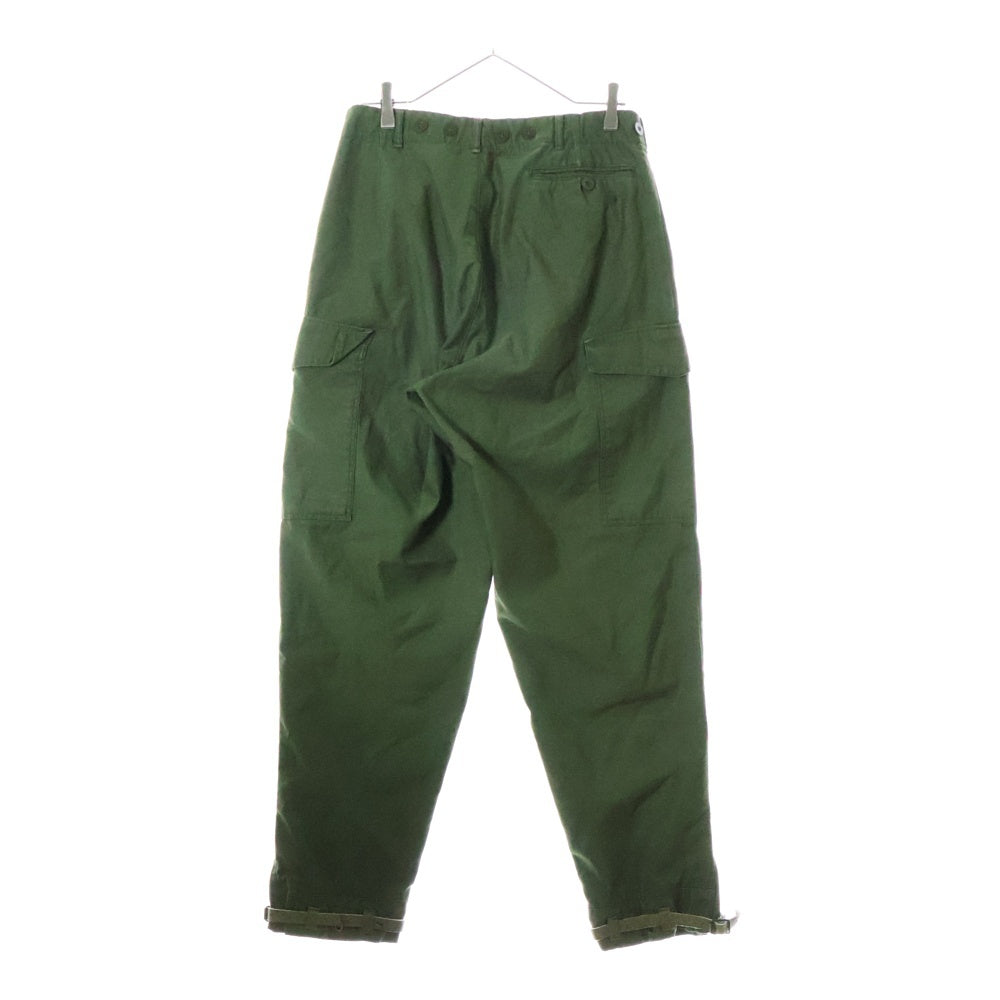 VINTAGE(ヴィンテージ) SWEDISH ARMY C48 CARGO PANTS スウェーデン軍 マルチポケット ミリタリー カーゴパンツ カーキ