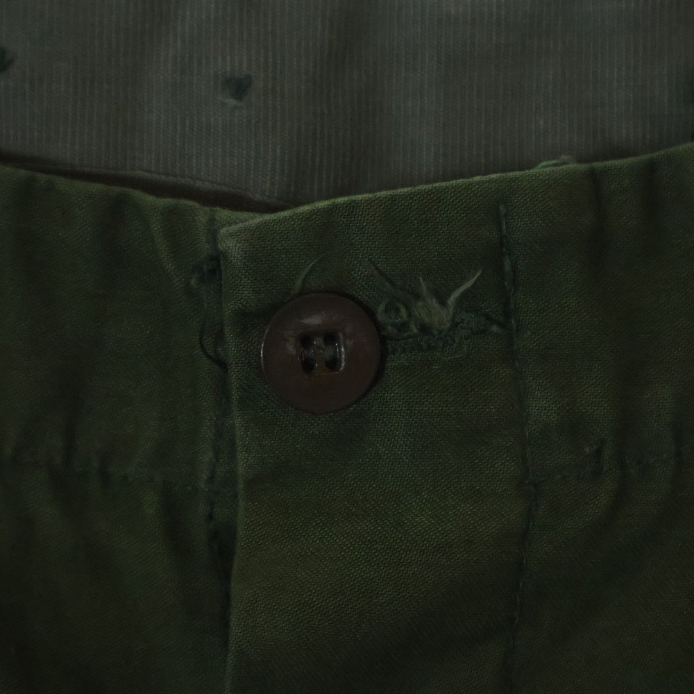 VINTAGE(ヴィンテージ) SWEDISH ARMY C48 CARGO PANTS スウェーデン軍 マルチポケット ミリタリー カーゴパンツ カーキ