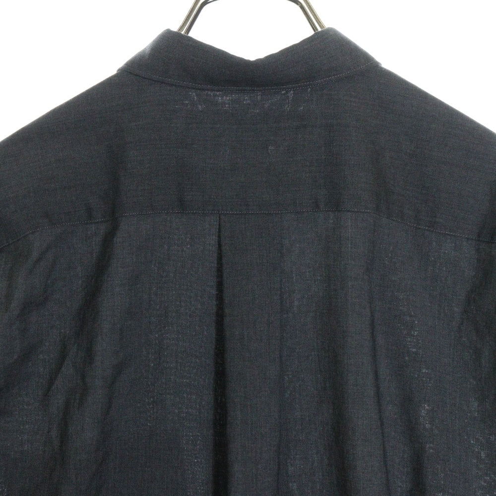 COMME des GARCONS SHIRT(コムデギャルソンシャツ) レギュラーカラー ウール パッチポケット ロングスリーブ 長袖シャツ グレー FZ-B301