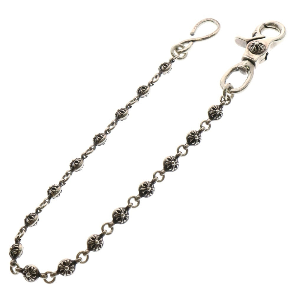 CHROME HEARTS(クロムハーツ) 1BALL SHORT-S/1クリップショート#1クロスボール ウォレットチェーン シルバー BCA061