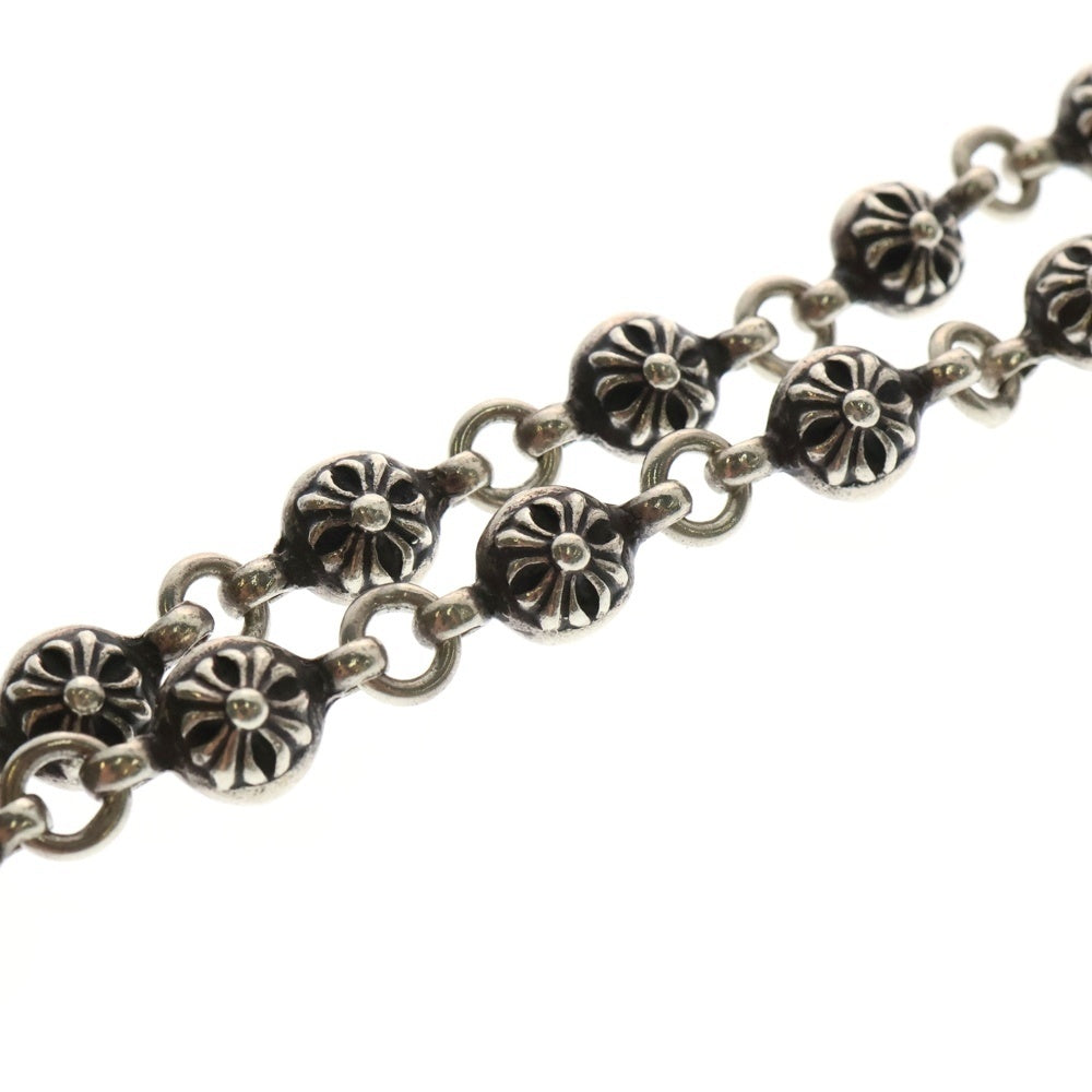 CHROME HEARTS(クロムハーツ) 1BALL SHORT-S/1クリップショート#1クロスボール ウォレットチェーン シルバー BCA061