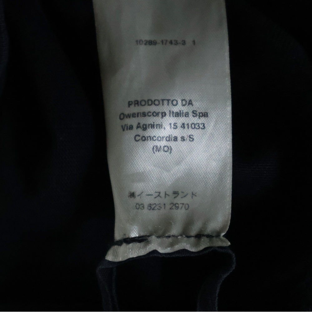 Rick Owens(リックオウエンス) 18SS センタードッキング コットン クルーネック ビックシルエット 半袖Tシャツ カットソー ブラック RU18S5282-BA