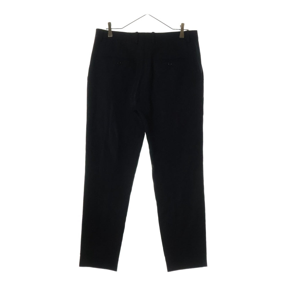 CELINE(セリーヌ) ジップフライ ウール ストレート スリム ロングパンツ スラックス トラウザー ブラック 21ZZ0120D
