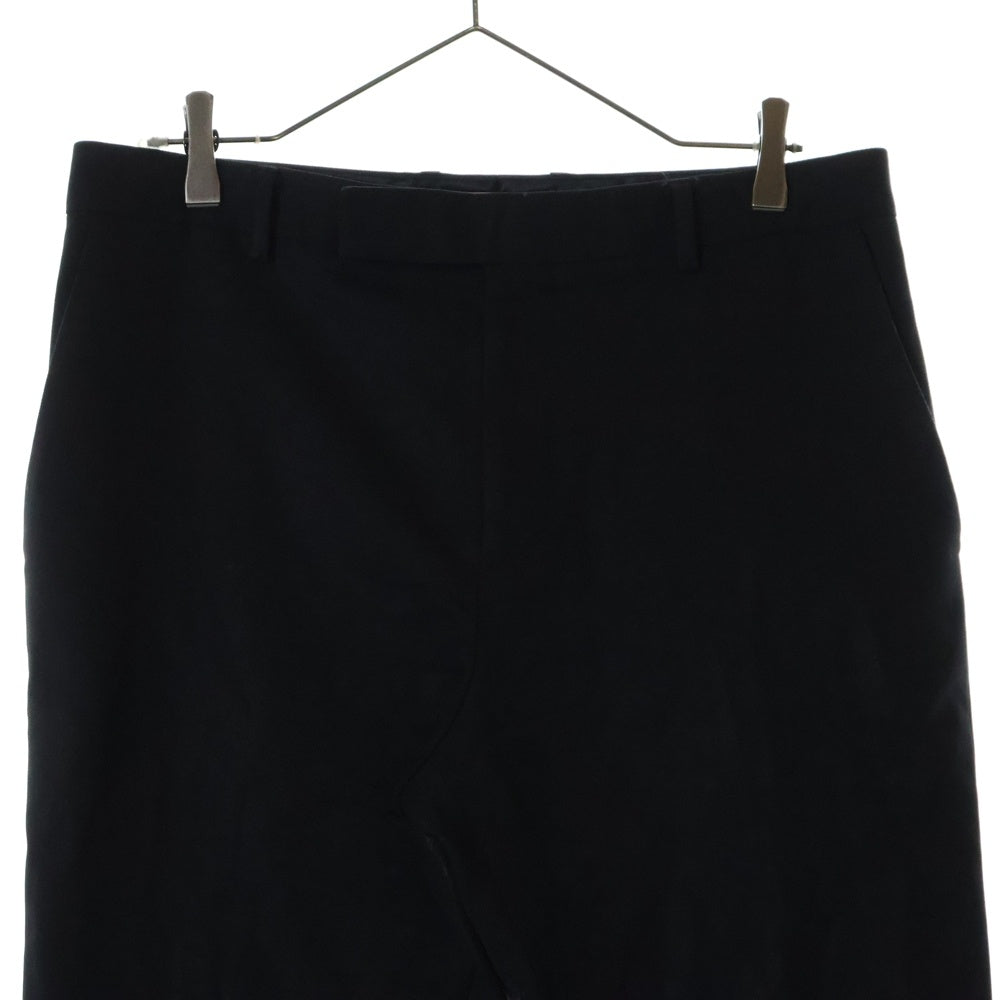 CELINE(セリーヌ) ジップフライ ウール ストレート スリム ロングパンツ スラックス トラウザー ブラック 21ZZ0120D