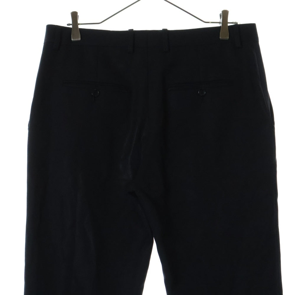 CELINE(セリーヌ) ジップフライ ウール ストレート スリム ロングパンツ スラックス トラウザー ブラック 21ZZ0120D