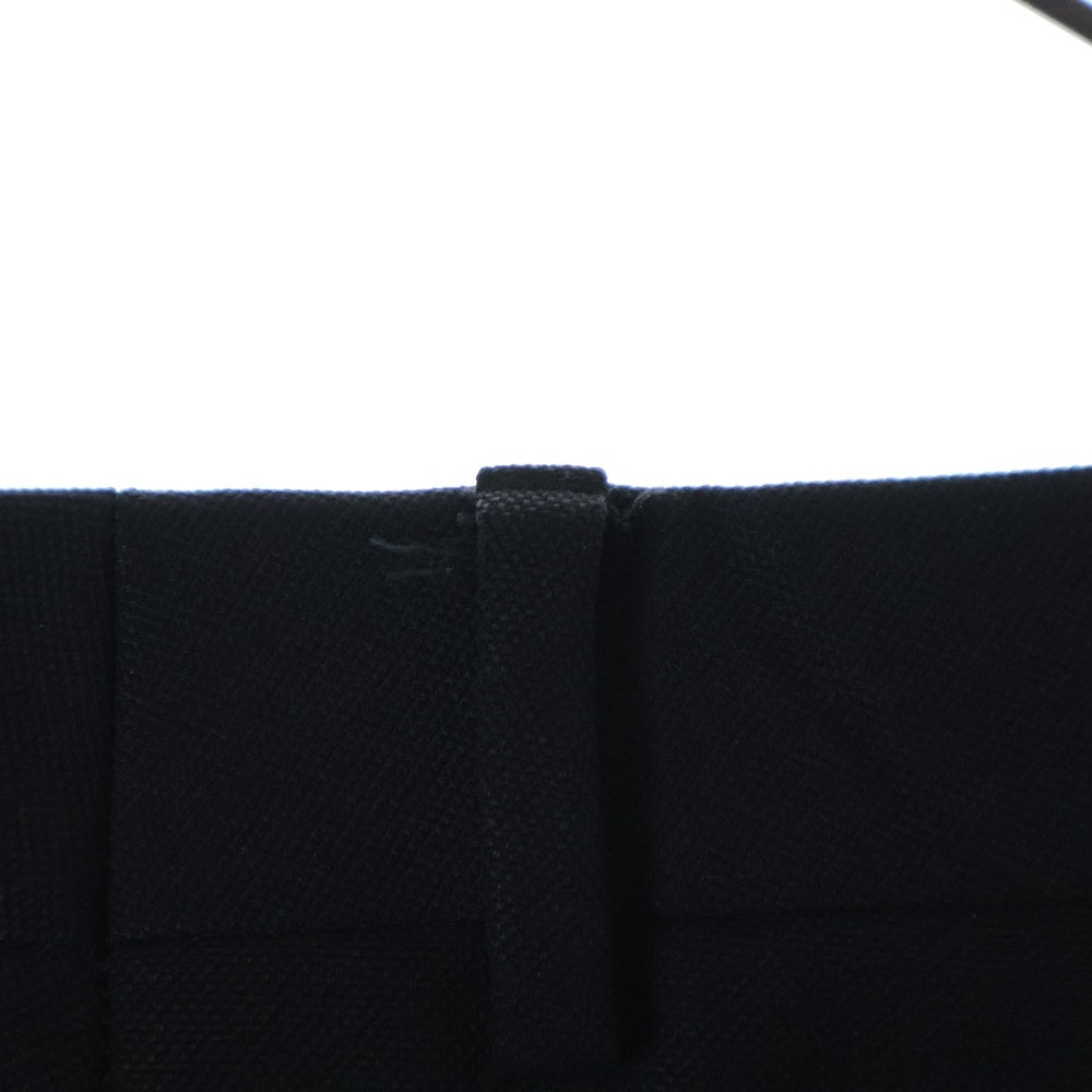 CELINE(セリーヌ) ジップフライ ウール ストレート スリム ロングパンツ スラックス トラウザー ブラック 21ZZ0120D