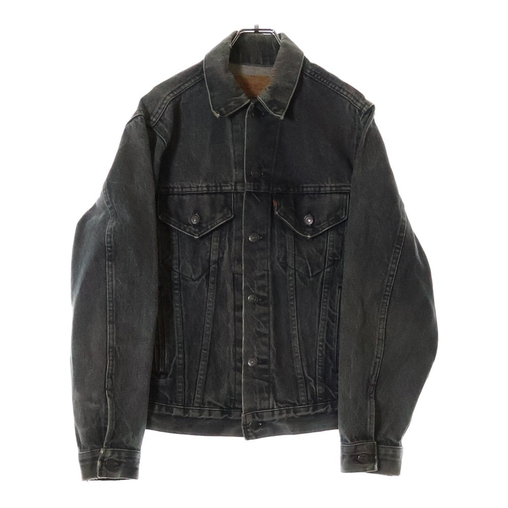 Levi's(リーバイス) 80S VINTAGE ヴィンテージ 先染め ボタン裏刻印 527 デニム トラッカー ジャケット グレー 70506 0259