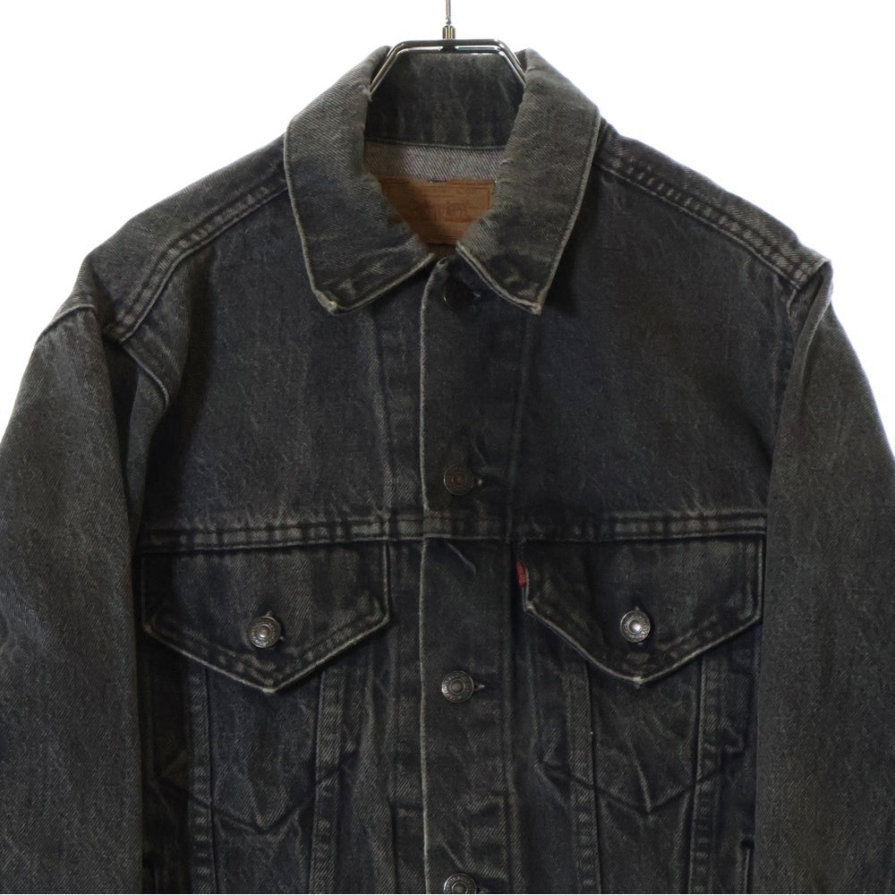 Levi's(リーバイス) 80S VINTAGE ヴィンテージ 先染め ボタン裏刻印 527 デニム トラッカー ジャケット グレー 70506 0259