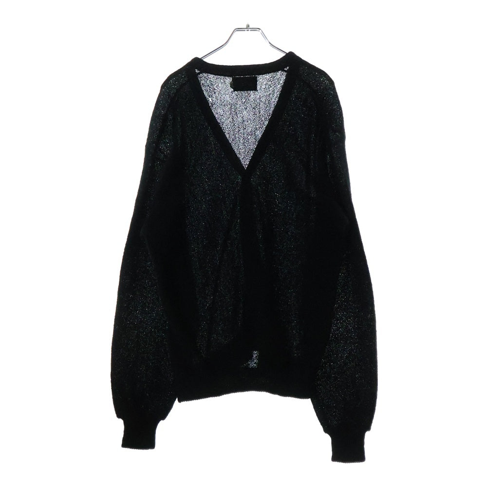 VINTAGE(ヴィンテージ) 60S CAMPUS キャンパス モヘア シェルボタン ニット カーディガン ブラック