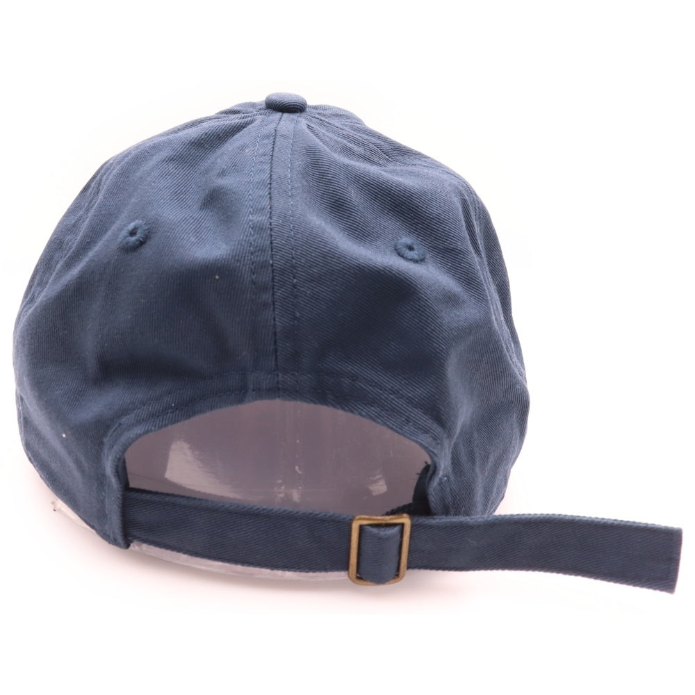 IDEA BOOKS(アイディアブックス) IDEA LONDON BASEBALL CAP アイディアロンドン刺繍 ベースボールキャップ 帽子 ネイビー