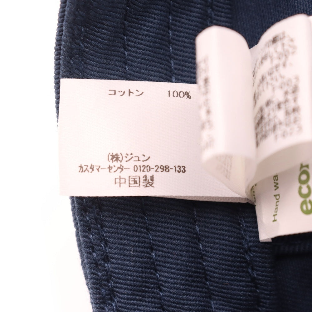 IDEA BOOKS(アイディアブックス) IDEA LONDON BASEBALL CAP アイディアロンドン刺繍 ベースボールキャップ 帽子 ネイビー