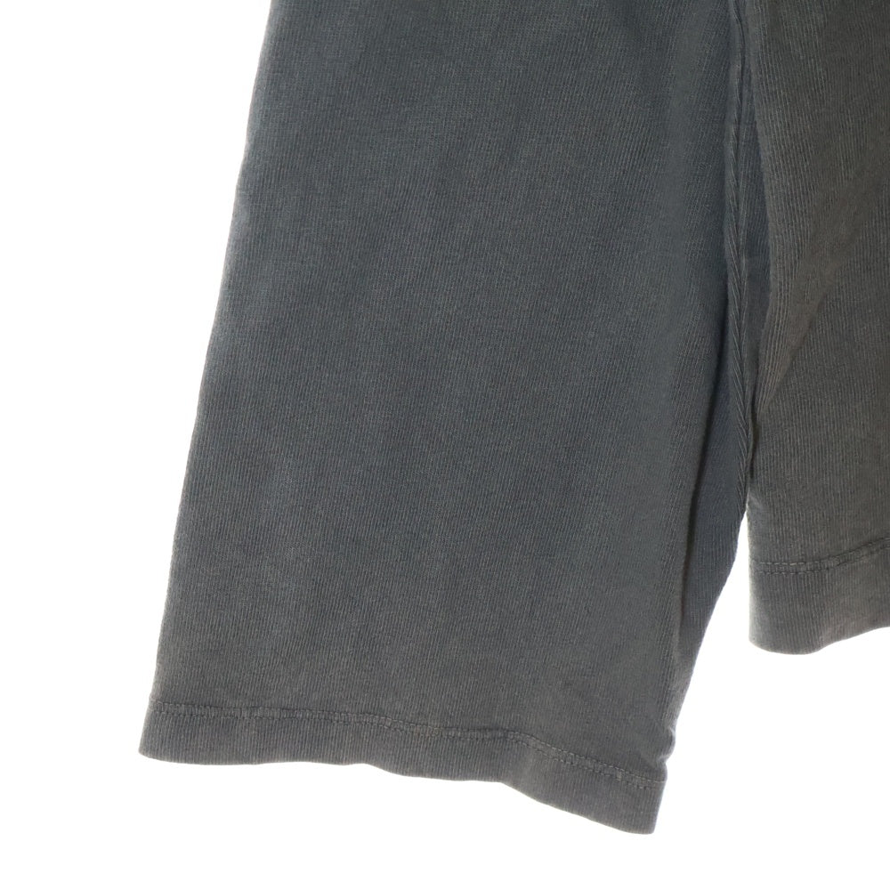 OUR LEGACY(アワーレガシー) 24AW BIG LONGSLEEVE ビッグロングスリーブ ヴィンテージ加工 長袖クルーネックカットソー チャコールグレー W4246BA