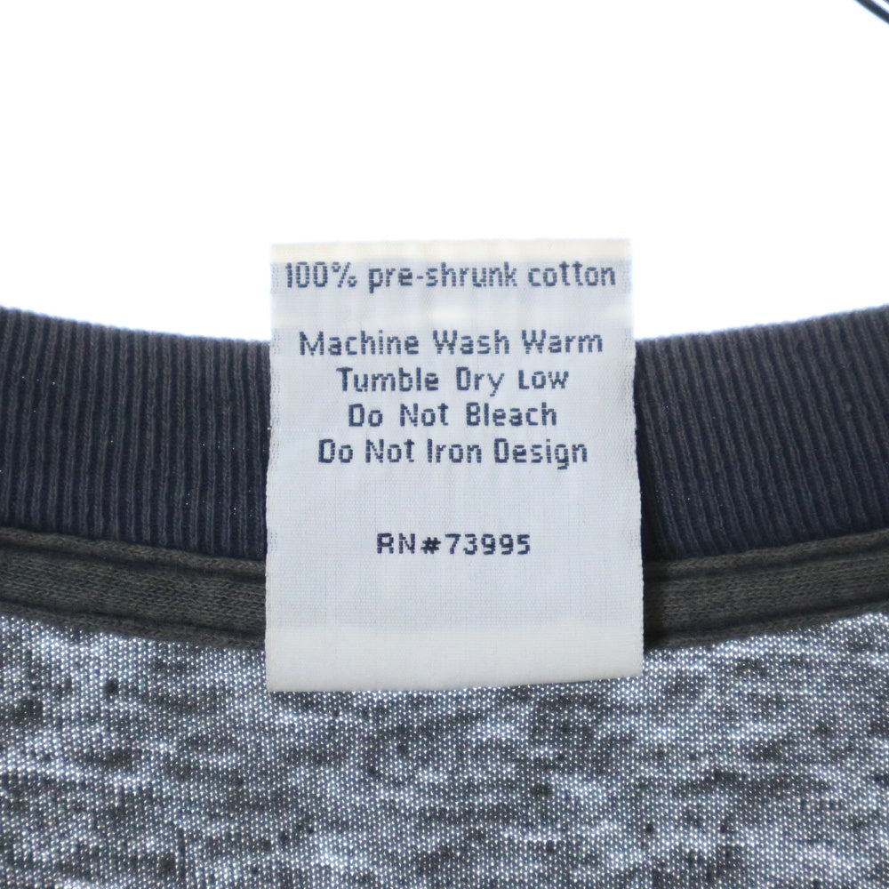 VINTAGE(ヴィンテージ) 90S VINTAGE SLAYER 1991 ALL OVER PRINT T-SHIRT WILD OATS ヴィンテージ USA製 スレイヤー 両面総柄 クルーネック コットン 半袖Tシャツ カットソー ブラック