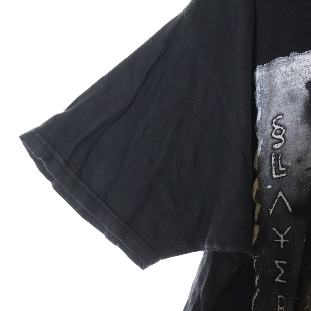 VINTAGE(ヴィンテージ) 90S VINTAGE SLAYER 1998 ヴィンテージ USA製 スレイヤー 両面プリント クルーネック コットン 半袖Tシャツ カットソー ブラック