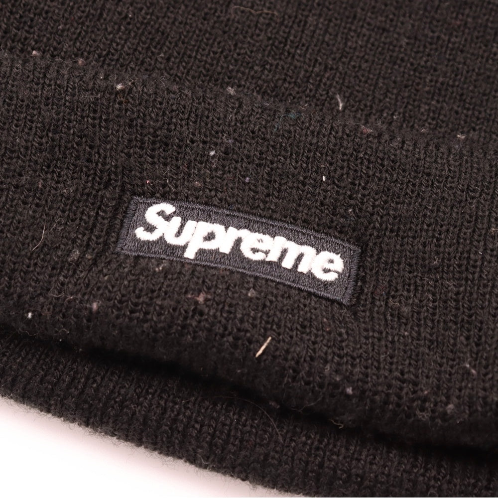SUPREME(シュプリーム) 20AW ×Yohji Yamamoto × NEW ERA Beanie ヨウジ ヤマモト ニューエラ アクリル ロゴエンブロイダリー ニット キャップ ビーニー 帽子 ブラック