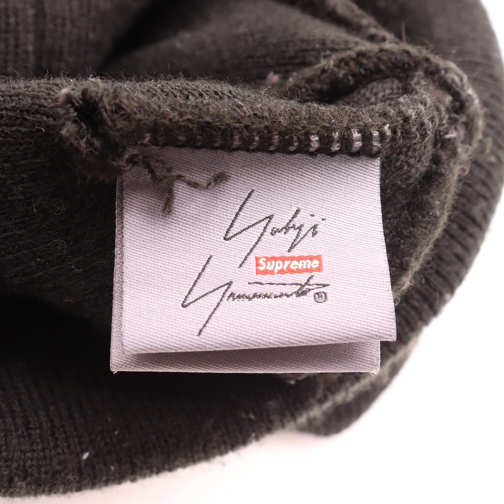 SUPREME(シュプリーム) 20AW ×Yohji Yamamoto × NEW ERA Beanie ヨウジ ヤマモト ニューエラ アクリル ロゴエンブロイダリー ニット キャップ ビーニー 帽子 ブラック