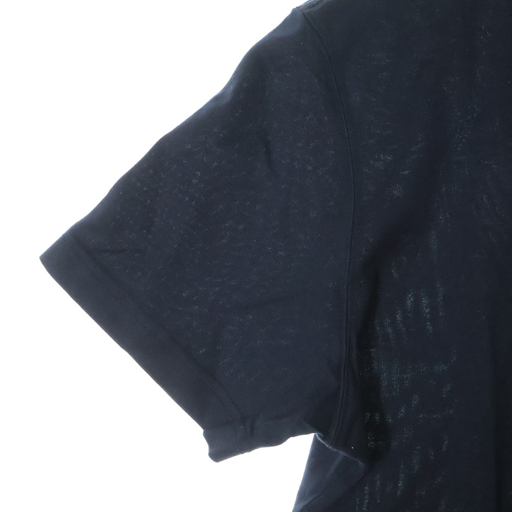 mastermind JAPAN(マスターマインドジャパン) SENSE別注 FUCKIN THE NOISE フロントスカルプリント クルーネック コットン 半袖Tシャツ カットソー ブラック