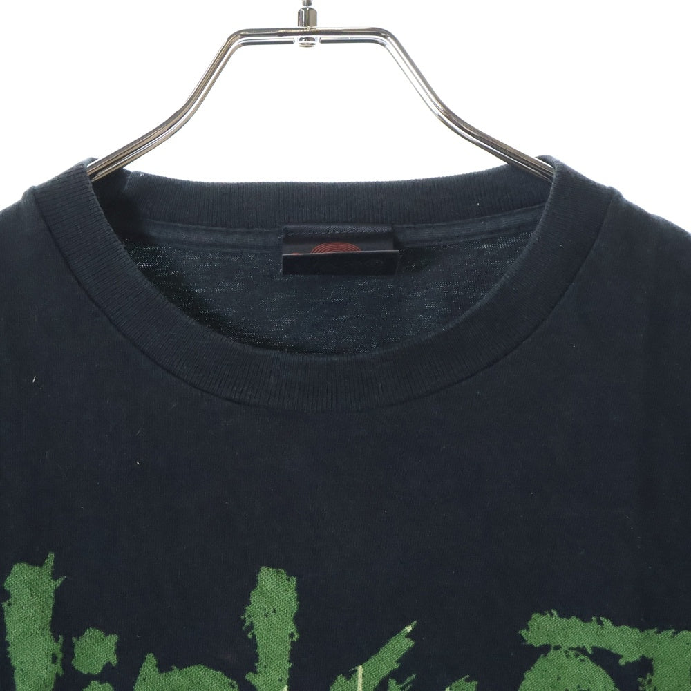VINTAGE(ヴィンテージ) 00S VINTAGE SLIPKNOT 2002 SHOOT ヴィンテージ スリップノット 両面プリント クルーネック 半袖Tシャツ カットソー ブラック