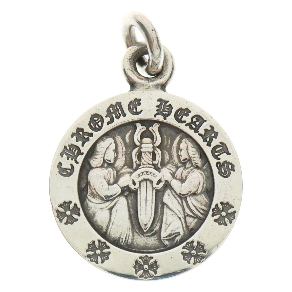 CHROME HEARTS(クロムハーツ) CHRM ANGL MDL V2 エンジェルメダルチャーム ペンダントトップ シルバーBCA229