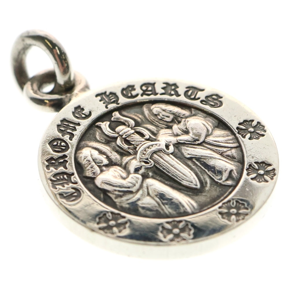 CHROME HEARTS(クロムハーツ) CHRM ANGL MDL V2 エンジェルメダルチャーム ペンダントトップ シルバーBCA229