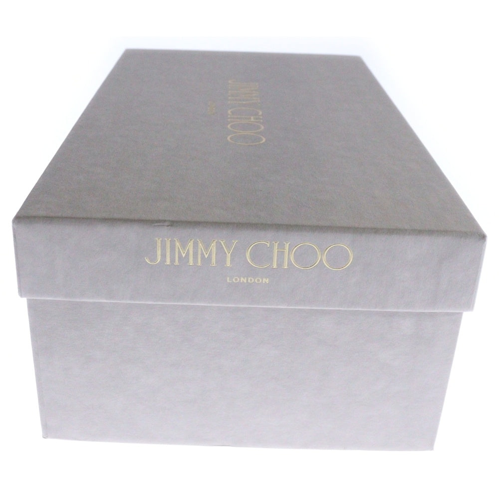 JIMMY CHOO(ジミーチュウ) MINEA FLAT ミーナ フラット ラフィア ローヒール サンダル シューズ ベージュ レディース
