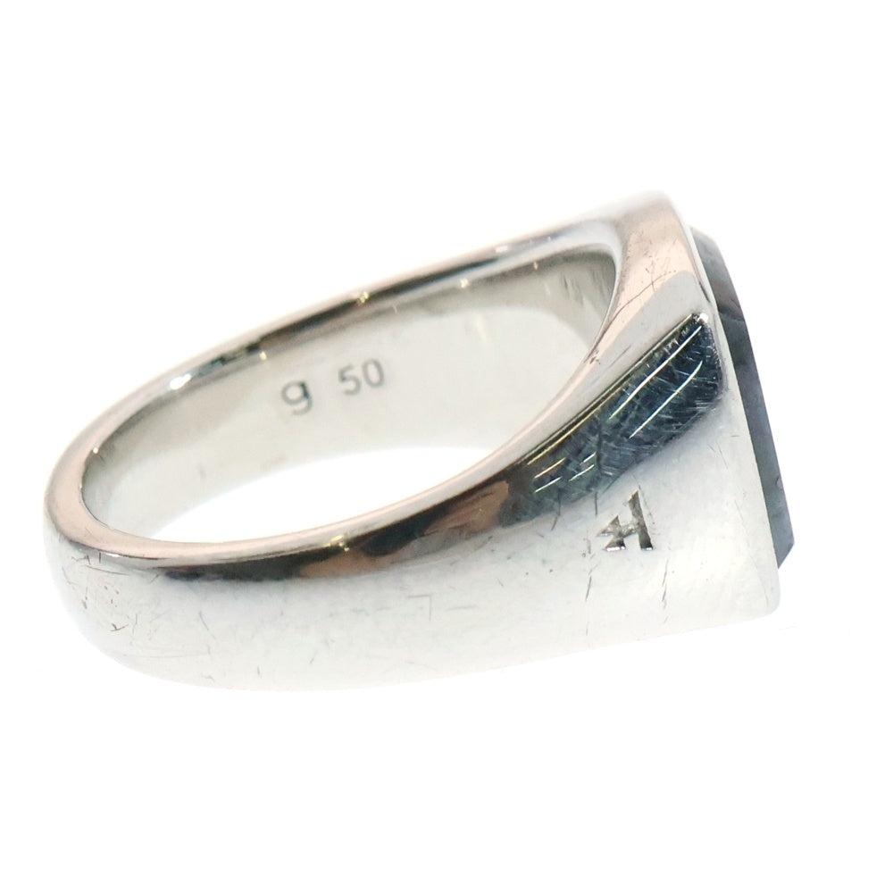 TOMWOOD(トムウッド) Cushion Larvikite Ring クッション ラルビカイト リング シルバー