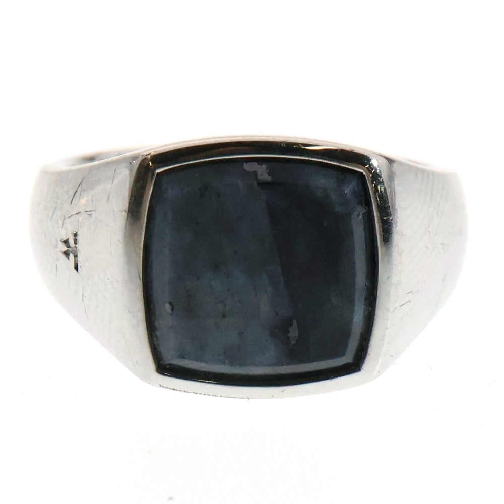 TOMWOOD(トムウッド) Cushion Larvikite Ring クッション ラルビカイト リング シルバー