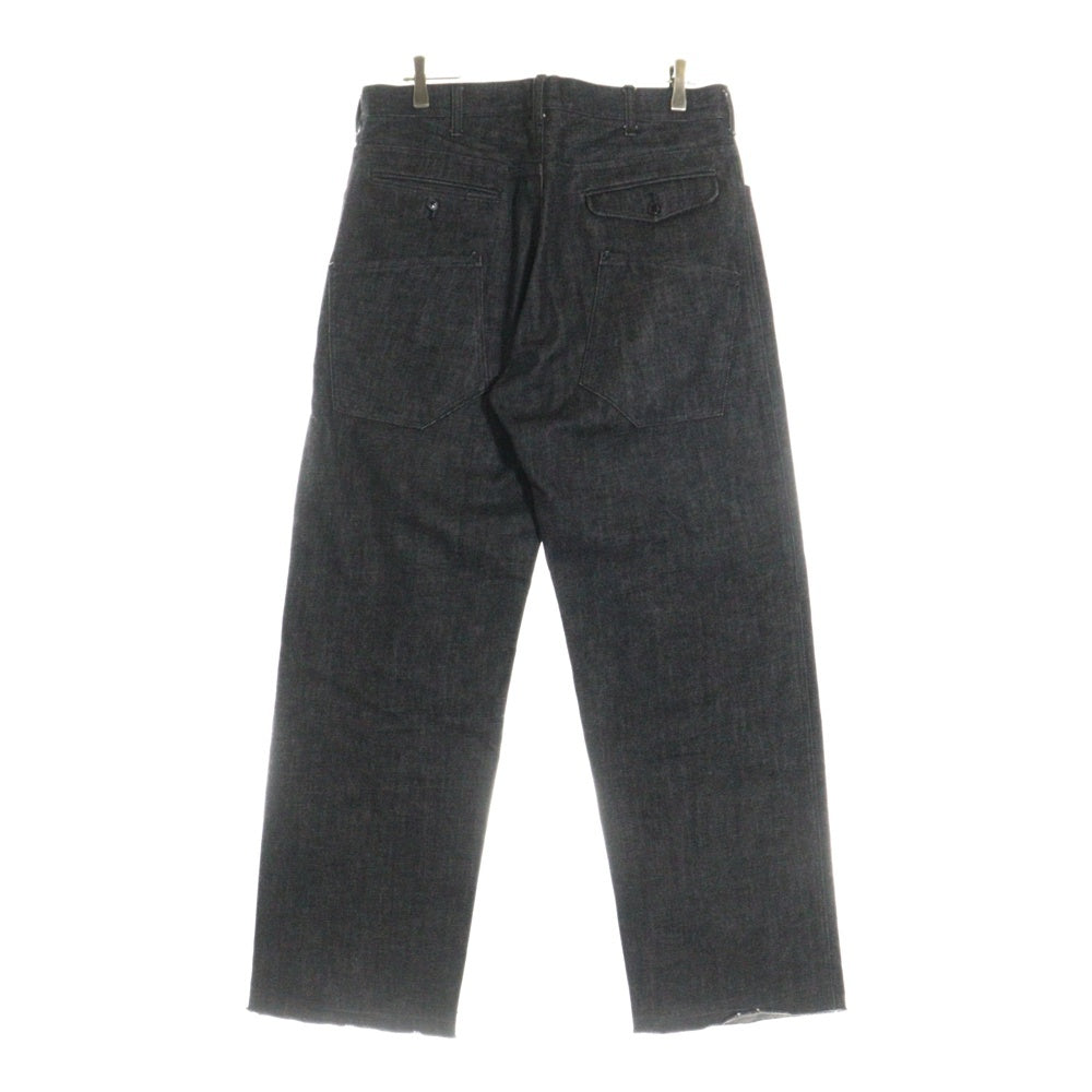 Y's for men(ワイズフォーメン) 赤ラベルタグ コットン ストレート デニムパンツ ブラック MX-P54-958