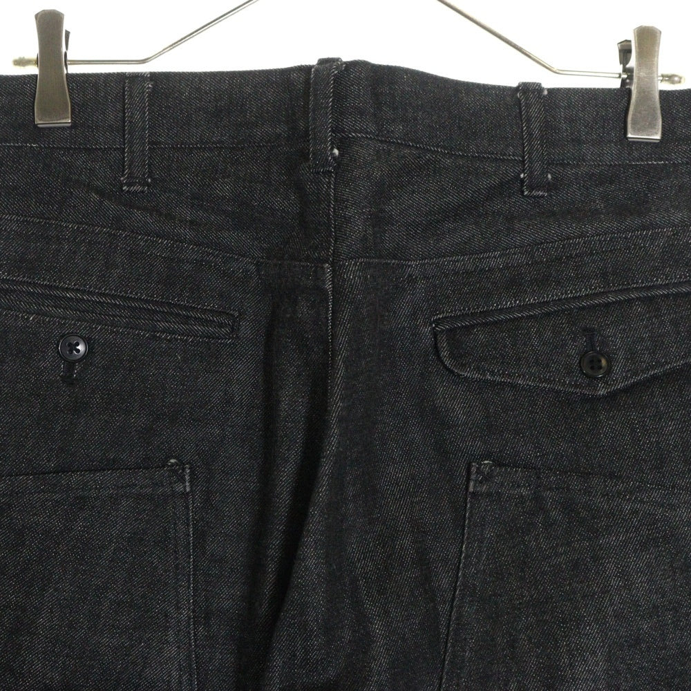 Y's for men(ワイズフォーメン) 赤ラベルタグ コットン ストレート デニムパンツ ブラック MX-P54-958