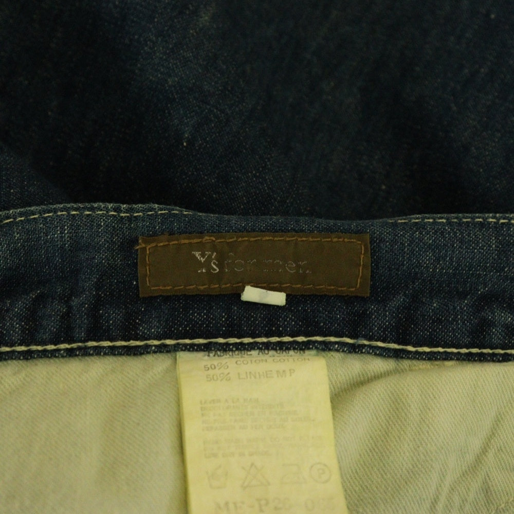Y's for men(ワイズフォーメン) コットン ステッチ デニム カーペンターパンツ インディゴ ME-P26-065
