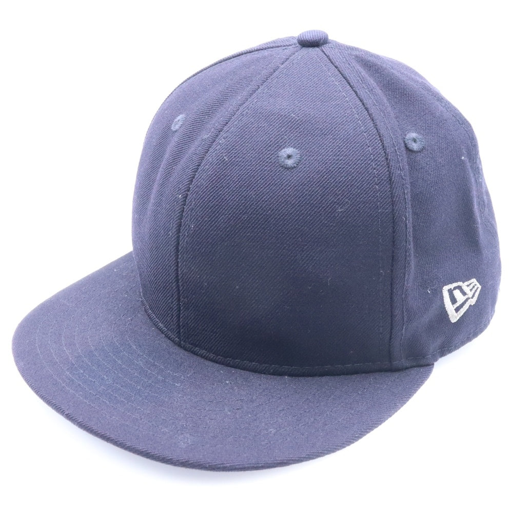 Yohji Yamamoto POUR HOMME(ヨウジヤマモト プールオム) ×NER ERA 59FIFTY バックサインロゴプリント キャップ 帽子 ネイビー