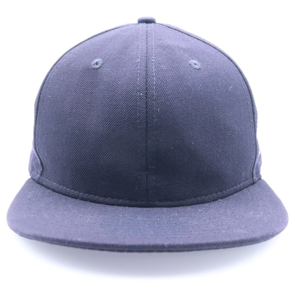 Yohji Yamamoto POUR HOMME(ヨウジヤマモト プールオム) ×NER ERA 59FIFTY バックサインロゴプリント キャップ 帽子 ネイビー