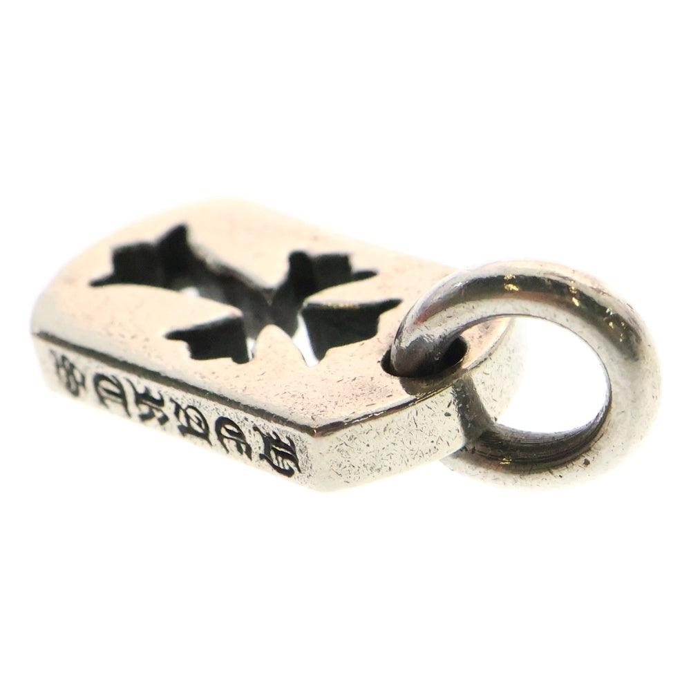 CHROME HEARTS(クロムハーツ) DT TNY CO CRS タイニーカットアウトクロスドッグタグ チャーム ペンダントトップ シルバー BCA252
