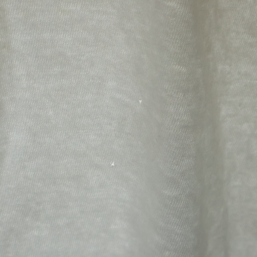 CHROME HEARTS(クロムハーツ) OLD SCROLL LABEL LOGO L/S TEE オールドモデル スクロールラベル ロゴプリント クルーネック 長袖Tシャツ カットソー ホワイト