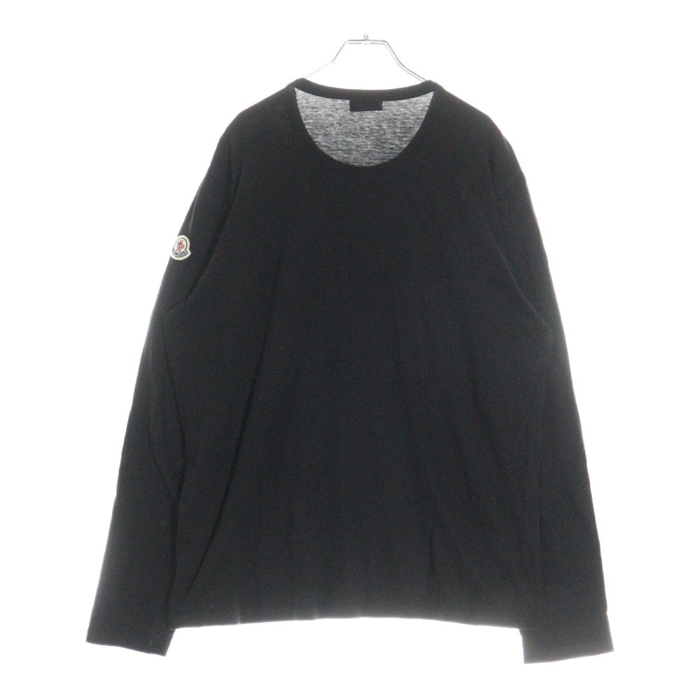 MONCLER(モンクレール) 20AW MAGLIA T-SHIRT マグリア 長袖Tシャツ クルーネックカットソー ブラック G10918D71810