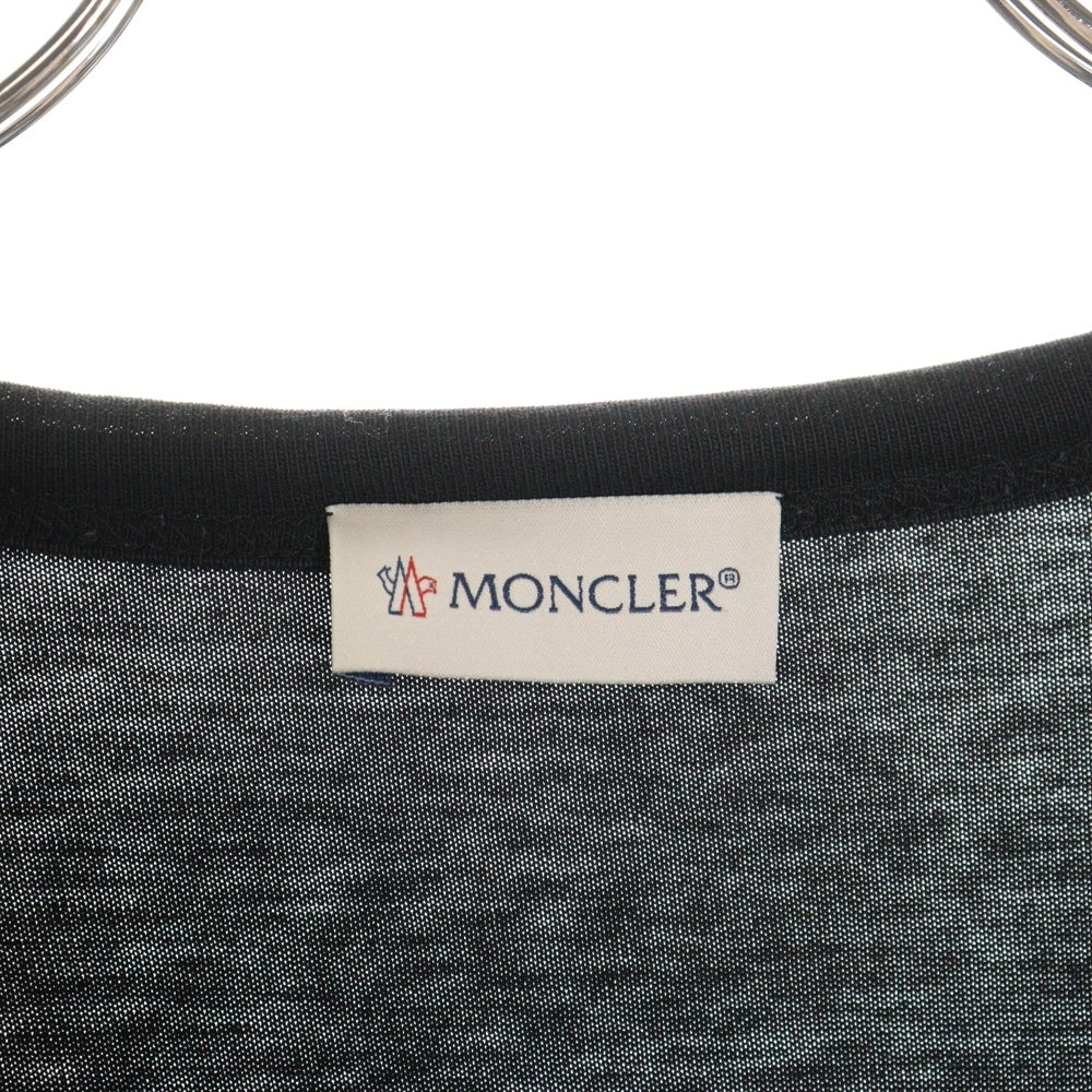 MONCLER(モンクレール) 20AW MAGLIA T-SHIRT マグリア 長袖Tシャツ クルーネックカットソー ブラック G10918D71810