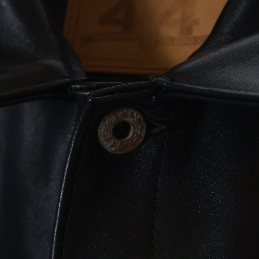 JELADO(ジェラード) 44 LEATHER JACKET ホースハイド大戦モデル レザージャケット 月桂樹ボタン ブラック JP94409