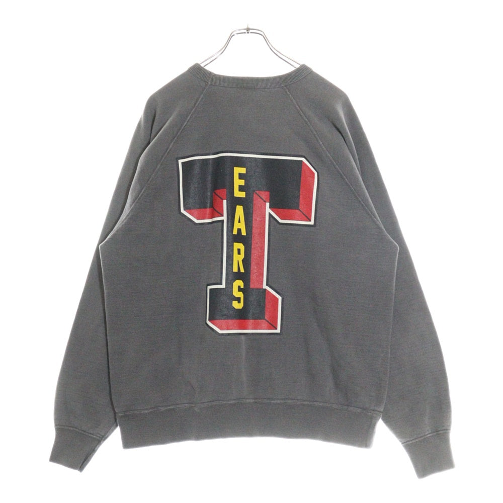 SAINT MICHAEL(セントマイケル) 22AW ×DENIM TEARS DT CREW SWT デニムティアーズ 両面プリント クルーネック スウェット トレーナー ブラック SM-A22-0000-050