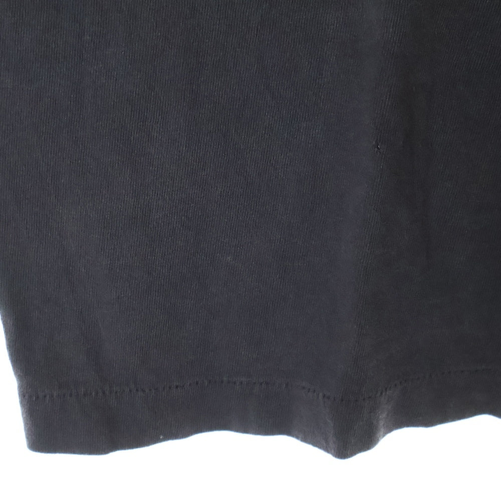 SAINT MICHAEL(セントマイケル) 24AW ×DENIM TEARS TEE ST TEARS デニムティアーズ 両面プリント クルーネック カットソー 半袖Tシャツ ブラック