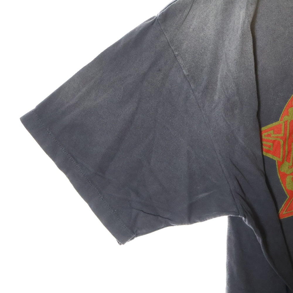 SAINT MICHAEL(セントマイケル) 24AW ×DENIM TEARS TEE ST TEARS デニムティアーズ 両面プリント クルーネック カットソー 半袖Tシャツ ブラック