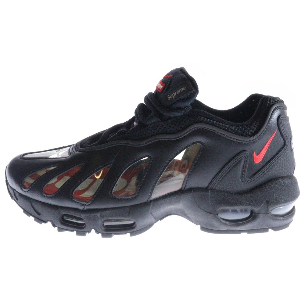 NIKE(ナイキ) ×SUPREME AIR MAX 96 シュプリーム エアマックス96 ローカットスニーカー ブラック US9/27cm CV7652-002