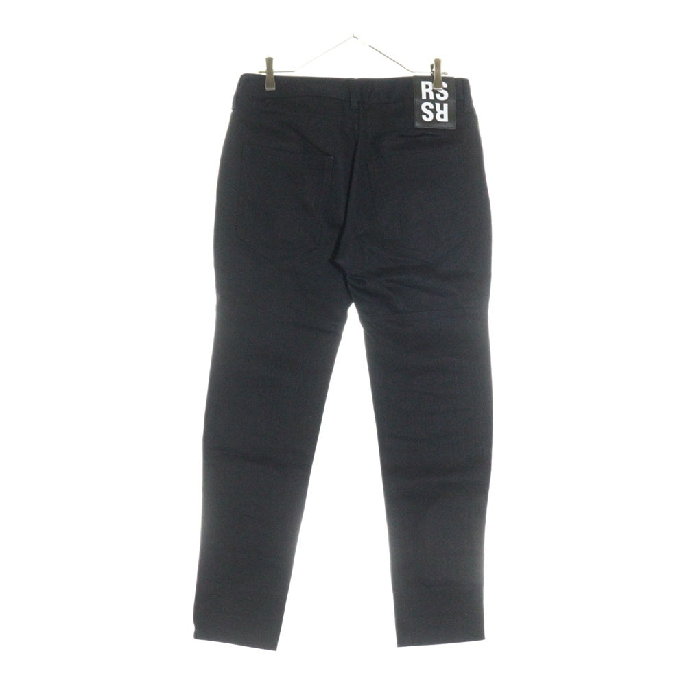 RAF SIMONS(ラフシモンズ) 18AW フォト ニーパッチ ストレート パンツ ブラック 182‐317