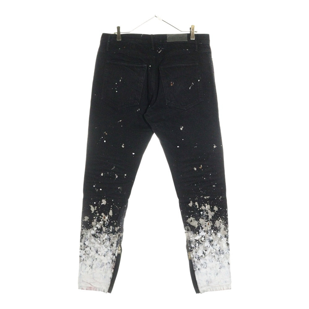 FEAR OF GOD(フィアオブゴッド) DENIM PAINTERS JEAN ブリーチ加工 スキニー デニムパンツ ブラック