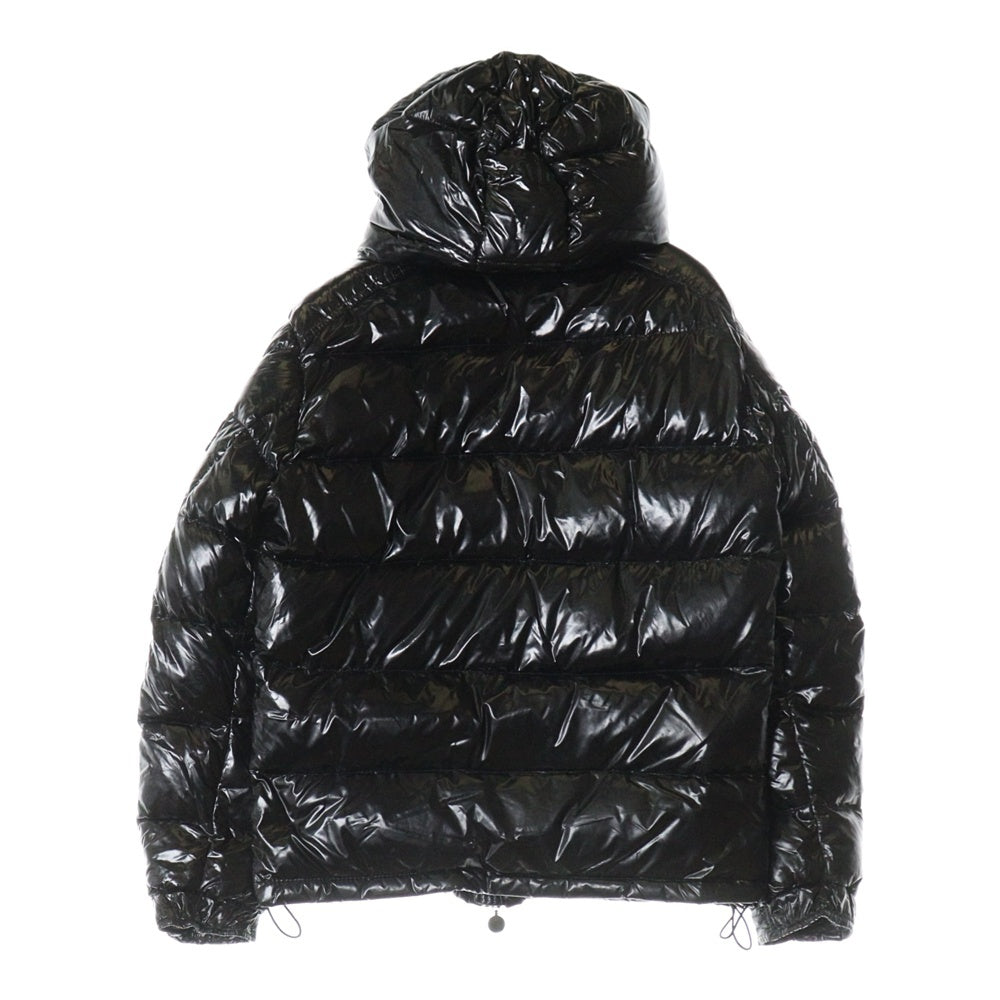 MONCLER(モンクレール) MAYA マヤ ロゴワッペン フーデット ダウンジャケット ブラック 40336 50 68950