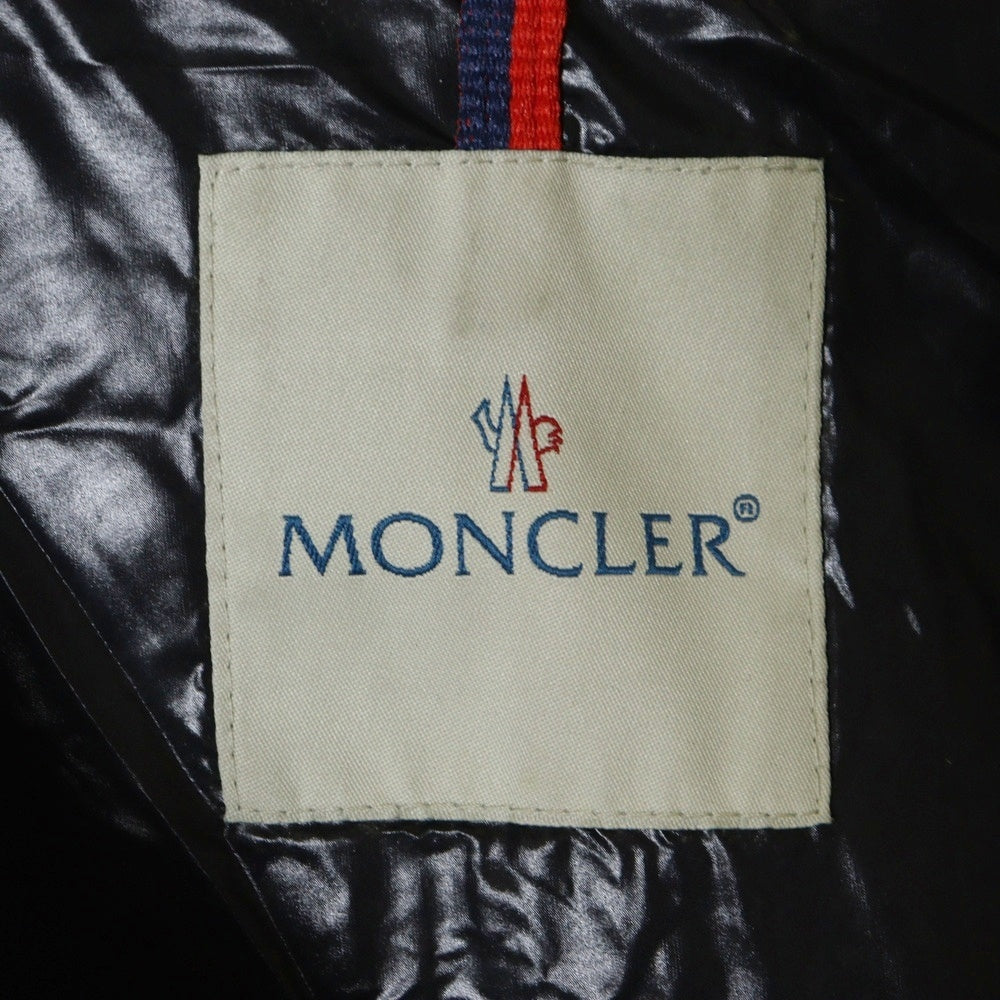 MONCLER(モンクレール) MAYA マヤ ロゴワッペン フーデット ダウンジャケット ブラック 40336 50 68950