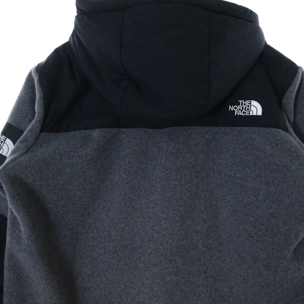 THE NORTH FACE(ザノースフェイス) DENALI HOODIE デナリ ジップアップフーディー フリースジャケット ブラック/グレー NA71832