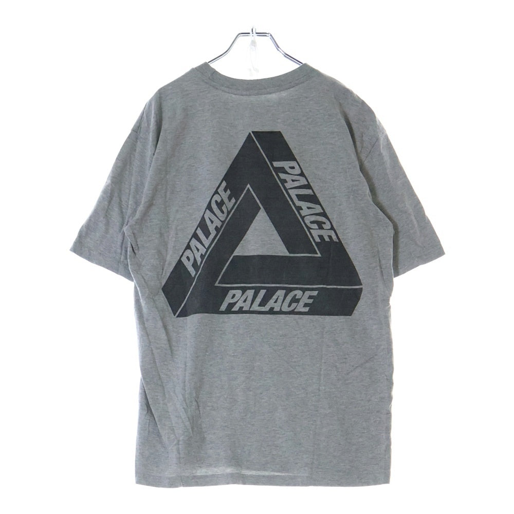 Palace Skateboards(パレススケートボーズ) 両面ロゴプリント クルーネック半袖Tシャツ カットソー グレー