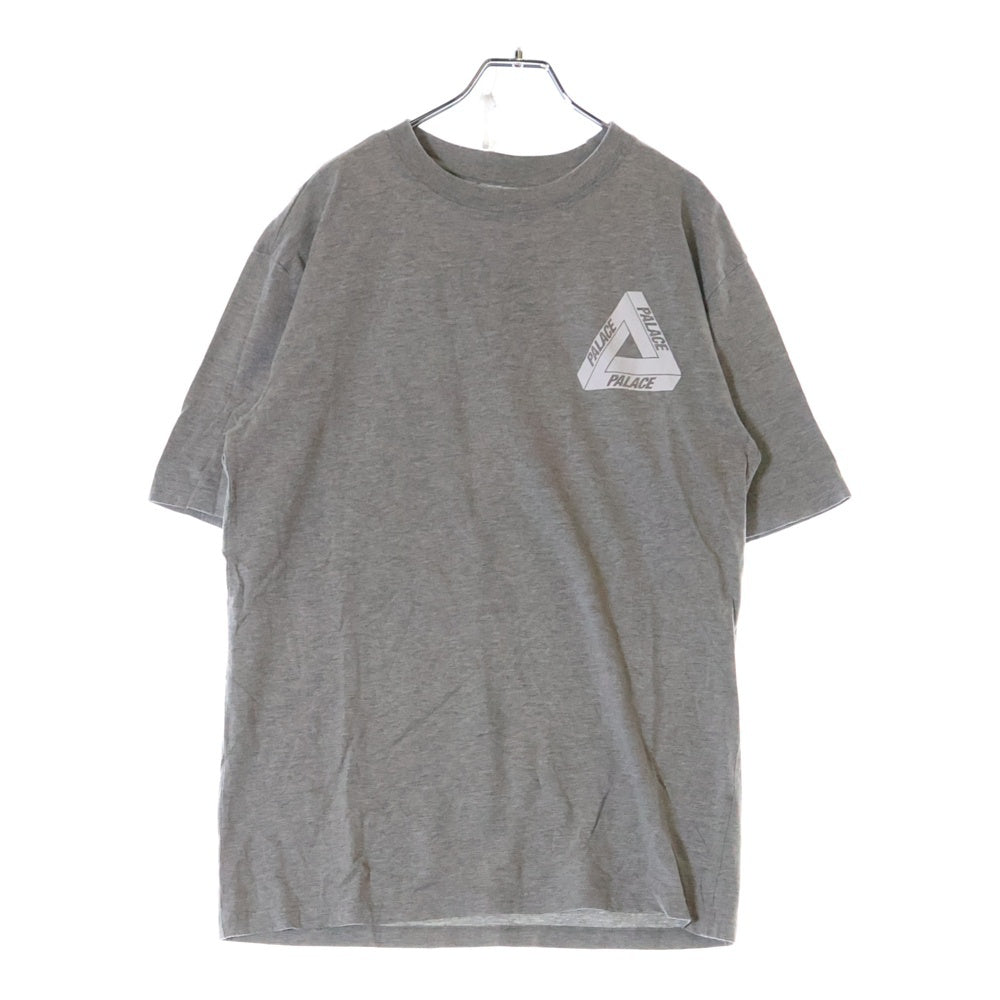 Palace Skateboards(パレススケートボーズ) 両面ロゴプリント クルーネック半袖Tシャツ カットソー グレー