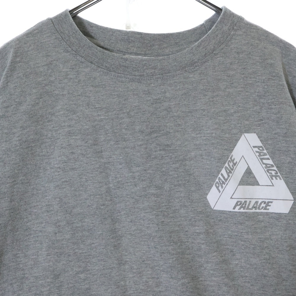 Palace Skateboards(パレススケートボーズ) 両面ロゴプリント クルーネック半袖Tシャツ カットソー グレー